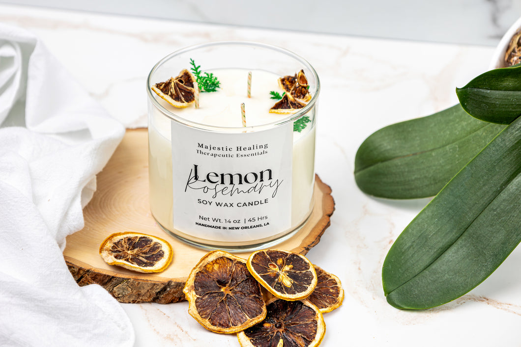 Lemon & Rosemary candle