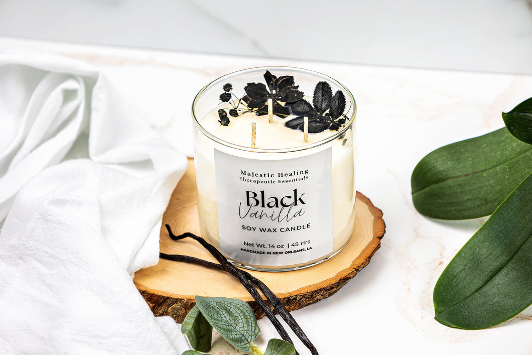 Black Vanilla Candle